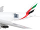 Boeing 777F Commercial Aircraft Emirates Airlines SkyCargo White with Striped Tail Gemini 200 Interactive Series 1/200 Diecast Model Airplane GeminiJets G2UAE953