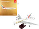 Airbus A380 800 Commercial Aircraft Emirates Airlines 50th Anniversary of UAE White with Striped Tail Gemini 200 Series 1/200 Diecast Model Airplane GeminiJets G2UAE1056