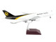 Boeing 747 400F Commercial Aircraft UPS Worldwide Services White with Brown Tail Gemini 200 Interactive Series 1/200 Diecast Model Airplane GeminiJets G2UPS932