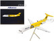 Fokker F100 Commercial Aircraft Alliance Airlines White and Yellow Gemini 200 Series 1/200 Diecast Model Airplane GeminiJets G2UTY987