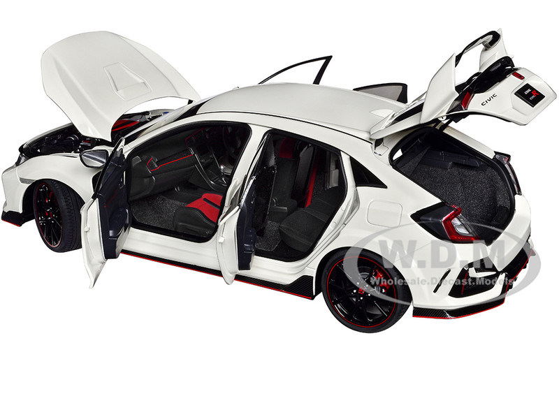 2021 HONDA CIVIC TYPE R (FK8) RHD CHAMPIONSHIP WHITE 1/18