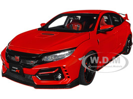 2021 Honda Civic Type R FK8 RHD Right Hand Drive Flame Red 1/18 Model Car Autoart 73223