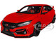 2021 Honda Civic Type R FK8 RHD Right Hand Drive Flame Red 1/18 Model Car Autoart 73223