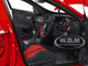 2021 Honda Civic Type R FK8 RHD Right Hand Drive Flame Red 1/18 Model Car Autoart 73223