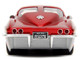 1963 Chevrolet Corvette Stingray Red Metallic with Silver Graphics Bigtime Muscle Series 1/24 Diecast Model Car Jada 35023