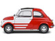 1965 Fiat 500 L Red and White with Red Interior Robe Di Kappa 1/18 Diecast Model Car Solido S1801408