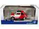 1965 Fiat 500 L Red and White with Red Interior Robe Di Kappa 1/18 Diecast Model Car Solido S1801408