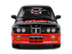 1990 BMW E30 M3 Black and Red with Graphics ADVAN Drift Team Competition Series 1/18 Diecast Model Car by Solido S1801521