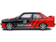 1990 BMW E30 M3 Black and Red with Graphics ADVAN Drift Team Competition Series 1/18 Diecast Model Car by Solido S1801521