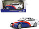 2000 BMW E46 M3 Streetfighter White with Blue and Red Graphics 1/18 Diecast Model Car Solido S1806505