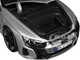 2022 Audi RS e tron GT Silver Metallic with Sunroof 1/18 Diecast Model Car Bburago 11050sil