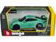 Porsche 911 GT3 Light Green 1/24 Diecast Model Car Bburago 21104grn