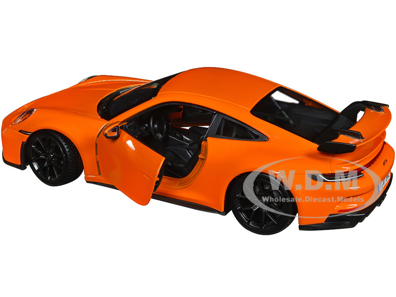 PORSCHE 911 GT3 ORANGE 1/24 DIECAST MODEL CAR BY BBURAGO 21104 | eBay