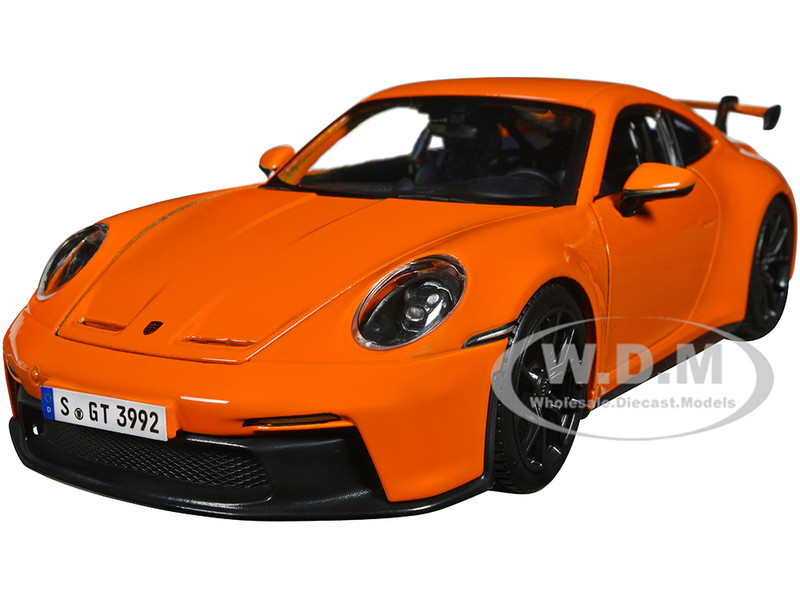 PORSCHE 911 GT3 ORANGE 1/24 DIECAST MODEL CAR BY BBURAGO 21104 | eBay