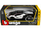 Lamborghini Essenza SCV12 #63 White and Black Squadra Corse Race Series 1/24 Diecast Model Car Bburago 28023