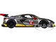2020 Chevrolet Corvette C8 R #4 Silver Metallic with Yellow Stripes Race Series 1/24 Diecast Model Car Bburago 28024