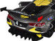 2020 Chevrolet Corvette C8 R #4 Silver Metallic with Yellow Stripes Race Series 1/24 Diecast Model Car Bburago 28024