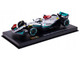 Mercedes AMG F1 W13 E Performance #44 Lewis Hamilton F1 Formula One World Championship 2022 with Display Case 1/43 Diecast Model Car Bburago 38066LH