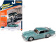 1966 Aston Martin DB5 RHD Right Hand Drive Caribbean Pearl Blue Metallic Classic Gold Collection 2023 Release 1 Limited Edition to 4428 pieces Worldwide 1/64 Diecast Model Car Johnny Lightning JLCG031-JLSP323A