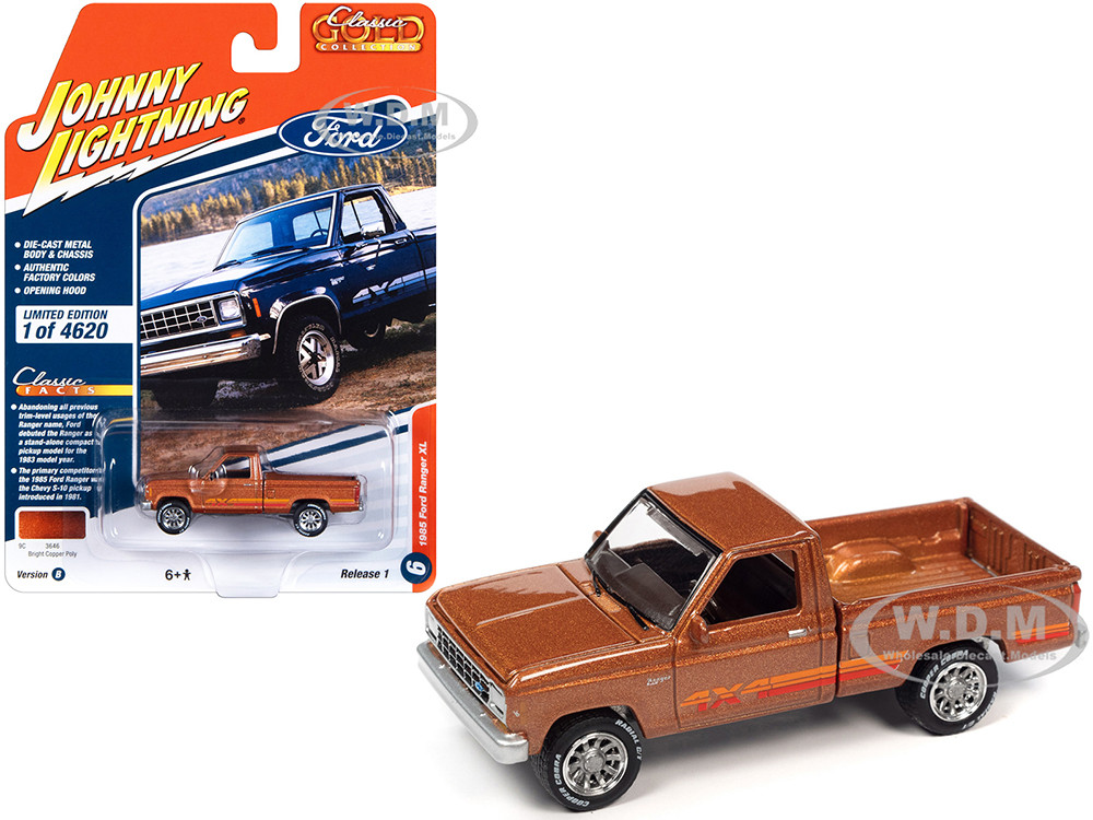 1985 Ford Ranger XL Pickup Truck Bright Copper Metallic with