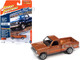 1985 Ford Ranger XL Pickup Truck Bright Copper Metallic with Stripes Classic Gold Collection 2023 Release 1 Limited Edition to 4620 pieces Worldwide 1/64 Diecast Model Car Johnny Lightning JLCG031-JLSP326B