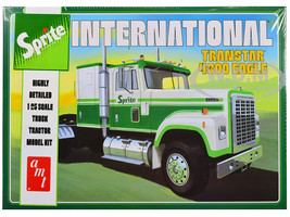 Skill 3 Model Kit International Transtar 4300 Eagle Truck Tractor Sprite 1/25 Scale Model AMT AMT1394