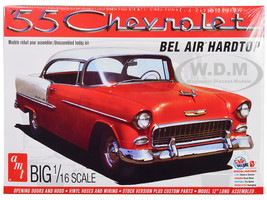 Skill 3 Model Kit 1955 Chevrolet Bel Air Hardtop 1/16 Scale Model AMT AMT1452