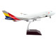 Boeing 747 400F Commercial Aircraft Asiana Cargo White with Striped Tail Gemini 200 Interactive Series 1/200 Diecast Model Airplane GeminiJets G2AAR991