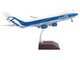 Boeing 747 400F Commercial Aircraft AirBridgeCargo Airlines White with Blue Stripes Gemini 200 Interactive Series 1/200 Diecast Model Airplane GeminiJets G2ABW934