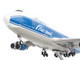 Boeing 747 400F Commercial Aircraft AirBridgeCargo Airlines White with Blue Stripes Gemini 200 Interactive Series 1/200 Diecast Model Airplane GeminiJets G2ABW934