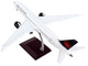 Boeing 787 9 Commercial Aircraft with Flaps Down Air Canada White with Black Tail Gemini 200 Series 1/200 Diecast Model Airplane GeminiJets G2ACA1058F