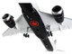 Boeing 787 9 Commercial Aircraft with Flaps Down Air Canada White with Black Tail Gemini 200 Series 1/200 Diecast Model Airplane GeminiJets G2ACA1058F