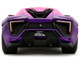 Lykan Hypersport White Pink and Purple Gradient Pink Slips Series 1/24 Diecast Model Car Jada 35058