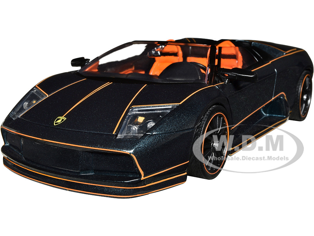 Lamborghini Murcielago Roadster Black Metallic with Orange