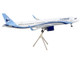 Airbus A321neo Commercial Aircraft Interjet White with Blue Stripes Gemini 200 Series 1/200 Diecast Model Airplane GeminiJets G2AIJ871