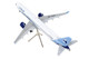 Airbus A321neo Commercial Aircraft Interjet White with Blue Stripes Gemini 200 Series 1/200 Diecast Model Airplane GeminiJets G2AIJ871