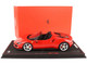 Ferrari 296 GTS Rosso Corsa Red with DISPLAY CASE Limited Edition to 200 pieces Worldwide 1/18 Model Car BBR P18215D