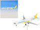 Airbus A321neo Commercial Aircraft Cebu Pacific White and Yellow Gemini 200 Series 1/200 Diecast Model Airplane GeminiJets G2CEB2321