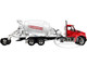 Kenworth T880S Truck with McNeilus Bridgemaster Cement Mixer Red and White 1/34 Diecast Model First Gear FG10-4324