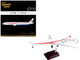 Boeing 777 300ER Commercial Aircraft Japan Air Self Defense Force JASDF White with Red Stripes Gemini 200 Series 1/200 Diecast Model Airplane GeminiJets G2JPG812