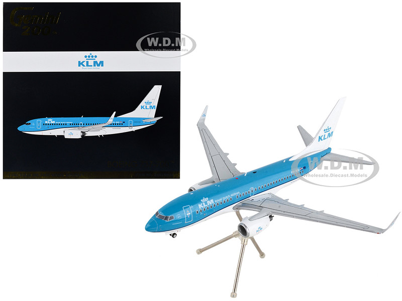 Boeing 737 700 Commercial Aircraft KLM Royal Dutch Airlines Blue With ...