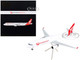 Airbus A321P2F Commercial Aircraft Qantas Freight Australia Post White with Red Tail Gemini 200 Series 1/200 Diecast Model Airplane GeminiJets G2QFA940