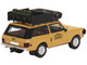 Range Rover with Roofrack Tan Camel Trophy Papua New Guinea Team USA 1982 Limited Edition to 2400 pieces Worldwide 1/64 Diecast Model Car True Scale Miniatures MGT00509