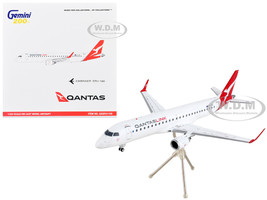 Embraer ERJ 190 Commercial Aircraft Qantas Airways QantasLink White with Red Tail Gemini 200 Series 1/200 Diecast Model Airplane GeminiJets G2QFA1100