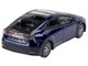 2023 Toyota Prius Reservoir Blue with Black Top and Sun Roof and Sun Roof 1/64 Diecast Model Car Paragon Models PA-55602