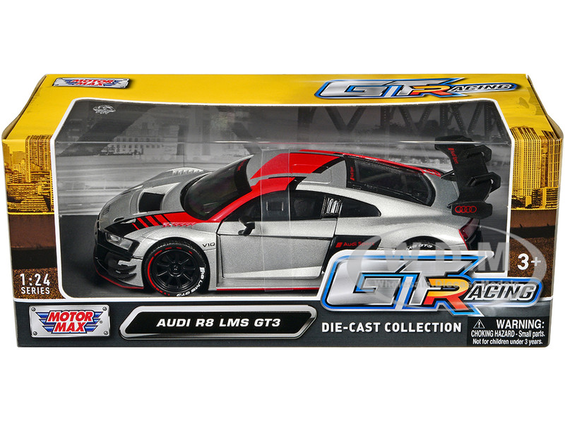 AUDI R8 LMS GT3 SILVER 