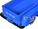 1966 GMC C1000 Fenderside Pickup Truck Lowrider Blue with White Top Get Low Series 1/24 Diecast Model Car Motormax 79035bl