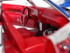 1970 Dodge Challenger R T Hemi White with Red and Blue Stripes with Red Interior VP Racing Limited Edition to 5710 pieces Worldwide 1/24 Diecast Model Car M2 Machines 40300-110B