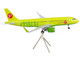 Airbus A320 Commercial Aircraft S7 Airlines Lime Green Gemini 200 Series 1/200 Diecast Model Airplane GeminiJets G2SBI651