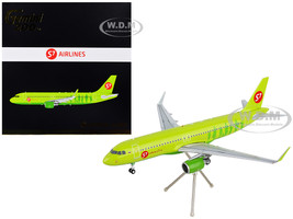 Airbus A320 Commercial Aircraft S7 Airlines Lime Green Gemini 200 Series 1/200 Diecast Model Airplane GeminiJets G2SBI651